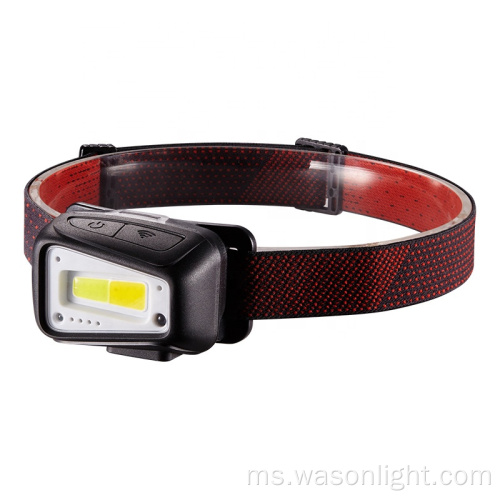 Label peribadi baru OEM High End Versi LED Lampu Ketua Type-C Recless Stepless Dimming Cob Outdoor Camping Fishlamp